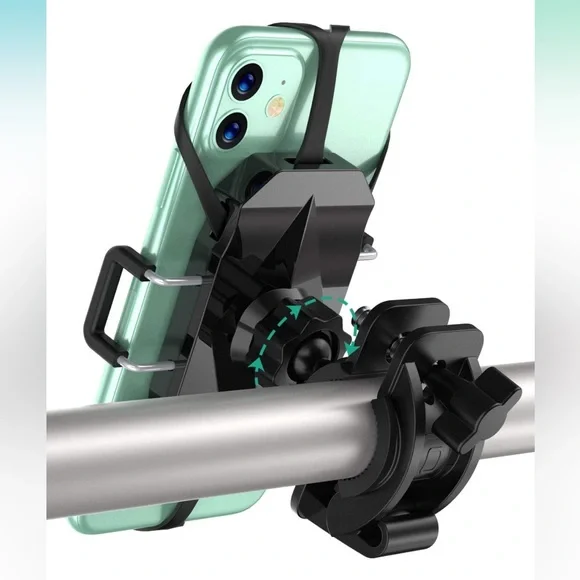 Bike Phone Mount, 360° Rotation, Anti-Shake, Adjustable - Picture 2 of 9